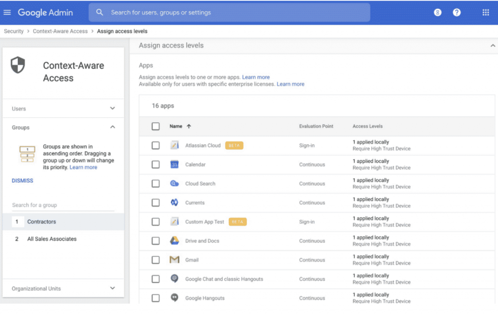 Context Aware access on BYOD Devices