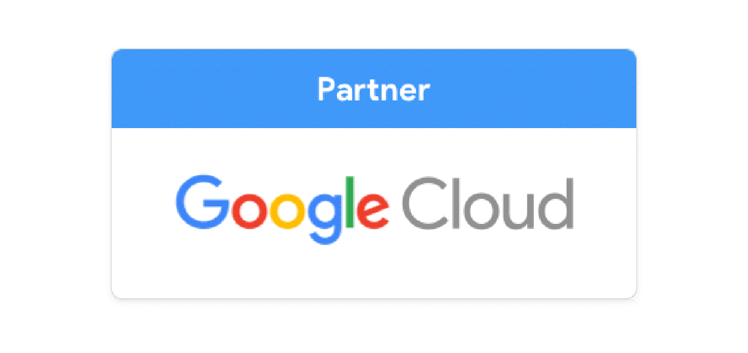 Google cloud partner badge.