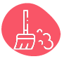 Sweeping brush Icon.