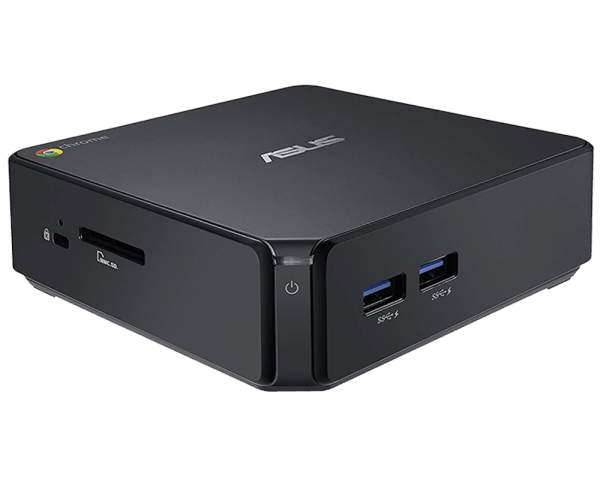 A photo of a Google chromebox.