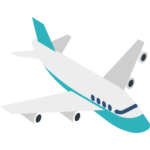 A commercial airliner